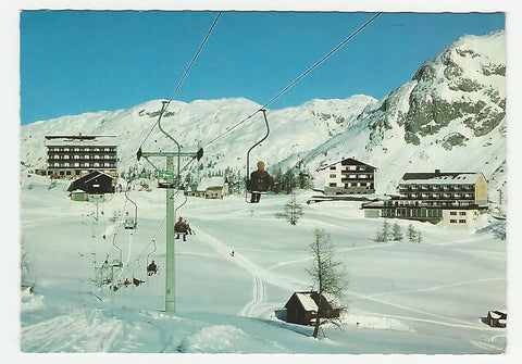 AK Schiparadies Tauplitzalm. Blick gegen Totes Gebirge.