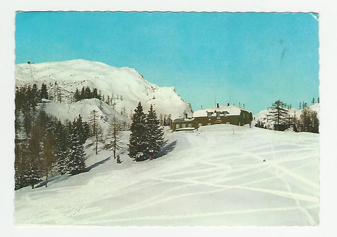 AK Tauplitzalm. Hollhaus mit Lawinenstein.