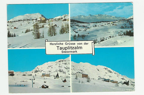 AK Herzliche Grüße von der Tauplitzalm.