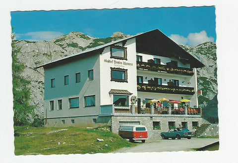 AK Tauplitzalm. Gasthof Pension Alpenrose F. & E. Egger.