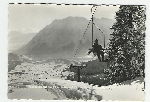 AK Sessellift auf die Tauplitzalm mit Grimming.