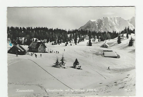AK Kanonenhütte. Tauplitzalm mit Grimming. (1967)