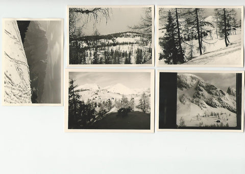 5 Fotos Tauplitzalm. (1961/1962)
