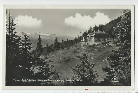 AK Theodor-Karl-Holl-Haus am Lawinenstein geg. Dachstein.
