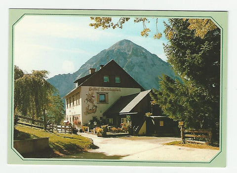 AK Tauplitz-Wörschachwald 87. Alpengasthof Dachsteinblick. Sonya Lindner.