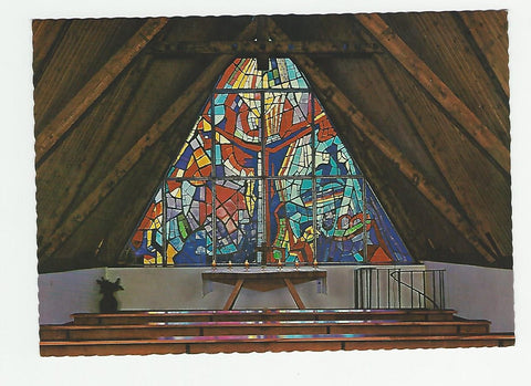 AK Dreifaltigkeitskirche Tauplitz-Alm. (Fenster von Prof. A. Wickenburg, Graz)