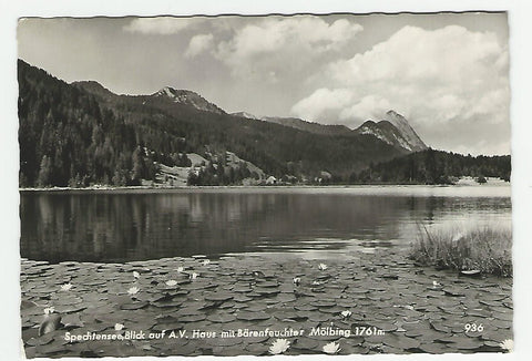 AK Spechtensee. Blick auf A.V. Haus mit Bärenfeuchter Mölbing.