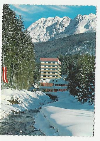 AK Mitterndorf. Kurhotel Bad Heilbrunn mit Grimming.