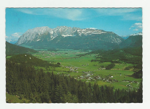 AK Bad Mitterndorf-Obersdorf. Blick vom Kampl gegen Grimming.