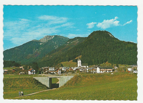 AK Mitterndorf mit Lawinenstein.