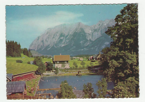 AK Mitterndorf. Strandbad mit Grimming.