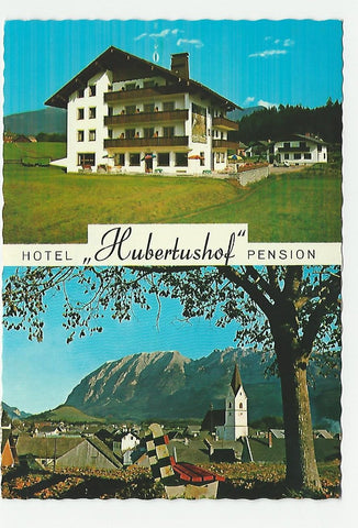 AK Bad Mitterndorf. Hotel Pension Hubertushof.