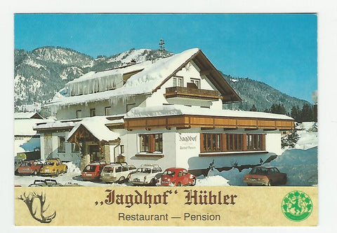 AK Bad Mitterndorf. Restaurant Jagdhof Gasthof und Pension Hübler.