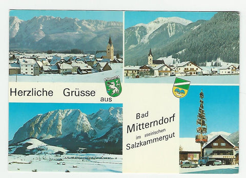 AK Herzliche Grüsse aus Bad Mitterndorf.