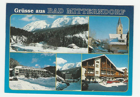 AK Grüsse aus Bad Mitterndorf.