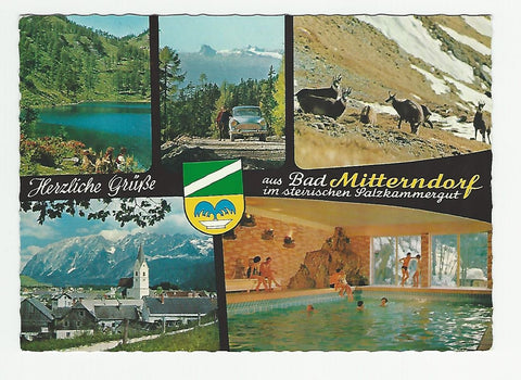 AK Herzliche Grüße aus Bad Mitterndorf.