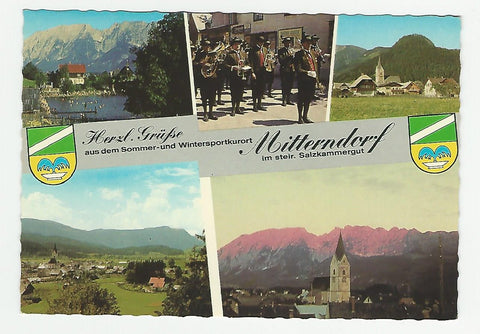 AK Herzliche Grüße aus Mitterndorf.