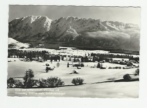AK Blick auf Mitterndorf - Zauchen mit Grimming.