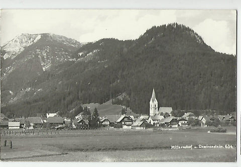 AK Mitterndorf mit Lawinenstein.
