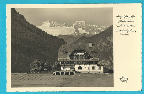 AK Bad Aussee. Alpenhotel zur Wasnerin.