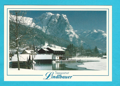 AK Grundlsee, Mosern 22. Seegasthof Lindlbauer.