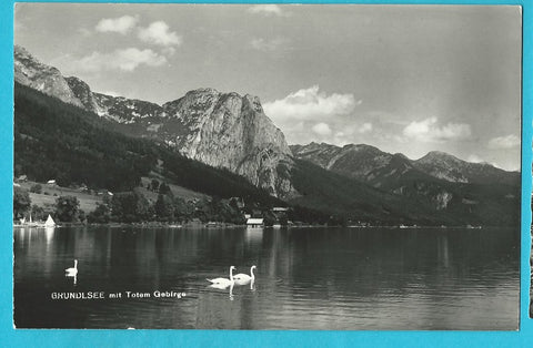 AK Grundlsee mit Totem Gebirge.
