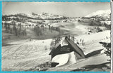 AK Schigebiet Tauplitzalm. Marburgerhütte mit Dachstein. (1962)