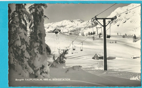 AK Berglift Tauplitzalm. Bergstation. (1960)
