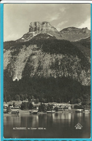 AK Altaussee mit Loser. (1933)