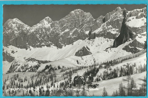 AK Dachstein gegen Austriahütte. (1962)