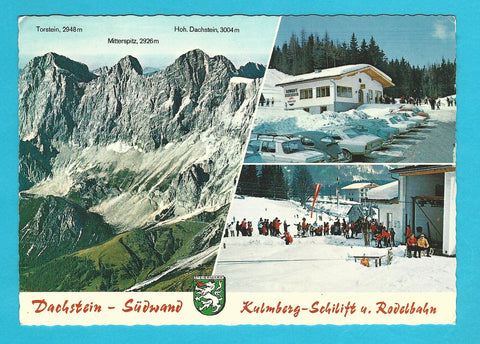 AK Dachstein-Südwand. Kulmberg-Schilift u. Rodelbahn.