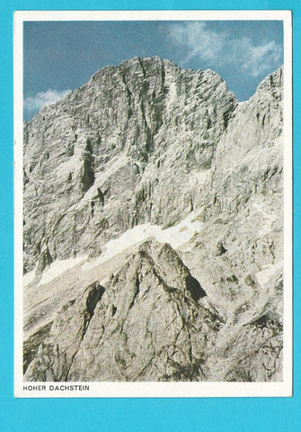 AK Hoher Dachstein. Blick von der Dachstein-Südwandhütte auf die Südwand.