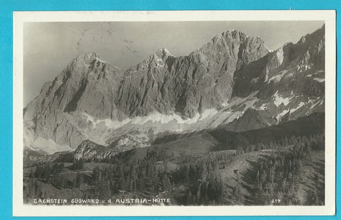 AK Dachstein Südwand v. d. Austria-Hütte.