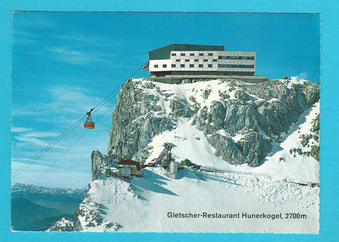 AK Gletscher-Restaurant Hunerkogel. Bergstation.