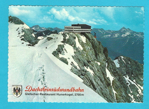 AK Dachsteinsüdwandbahn. Gletscher-Restaurant Hunerkogel.
