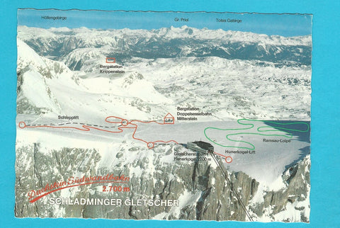AK Dachstein-Südwandbahn. Schladminger Gletscher.