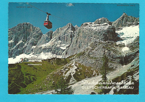 AK Dachsteinsüdwandbahn. Gletscherbahn Ramsau.