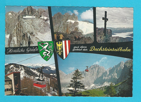AK Herzliche Grüße aus dem Gebiet der Dachsteinseilbahn.