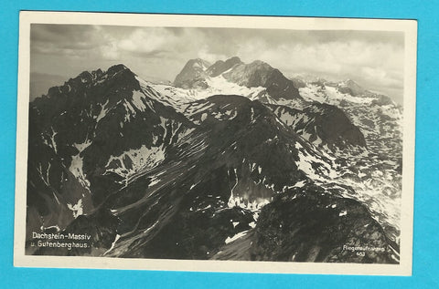 AK Dachstein-Massiv u. Guttenberghaus.