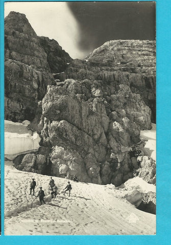 AK Dachstein. Einstieg m. Handkluft.