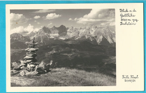 AK Blick v. d. Gaßlhöhe geg. Dachstein.