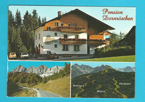 AK Ramsau am Dachstein. Pension Dornröschen. Familie Körner. Leiten 157.