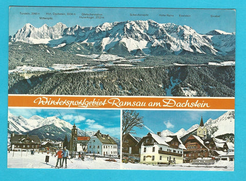 AK Wintersportgebiet Ramsau am Dachstein.
