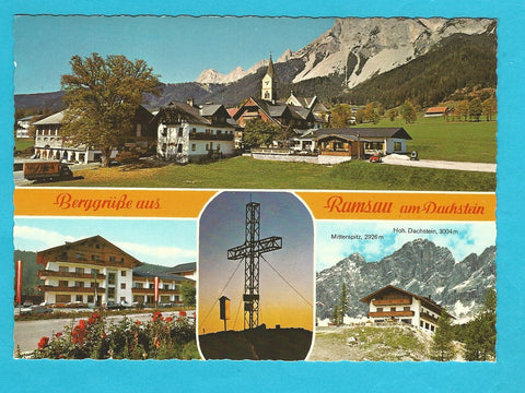AK Berggrüße aus Ramsau am Dachstein.