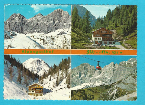 AK Alpengasthof Glös-Alm. H. u. R. Schrempf. Ramsau am Dachstein.