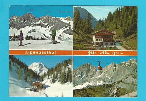AK Alpengasthof Glös-Alm. Inh.: G. u. W. Bachler. Ramsau am Dachstein.