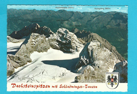 AK Dachsteinspitzen mit Schladminger-Tauern.