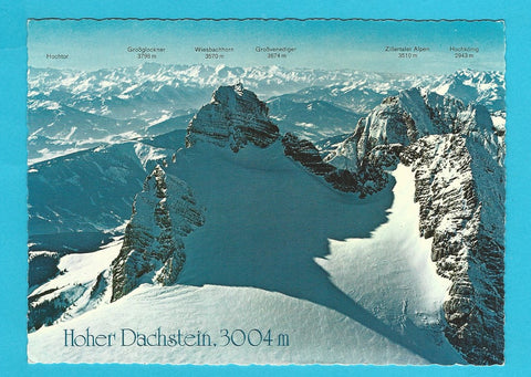 AK Hoher Dachstein mit Hallstätter Gletscher.