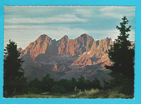 AK Der Dachstein im Alpenglühen.
