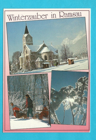 AK Winterzauber in Ramsau am Dachstein. Ev. Kirche.